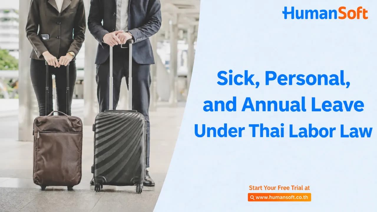 Sick, Personal, and Annual Leave Under Thai Labor Law - blog image preview