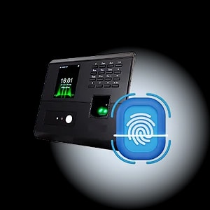 โปรแกรม HR HumanSoft การลงเวลาผ่านเครื่องสแกนลายนิ้วมือ - Finger Scan