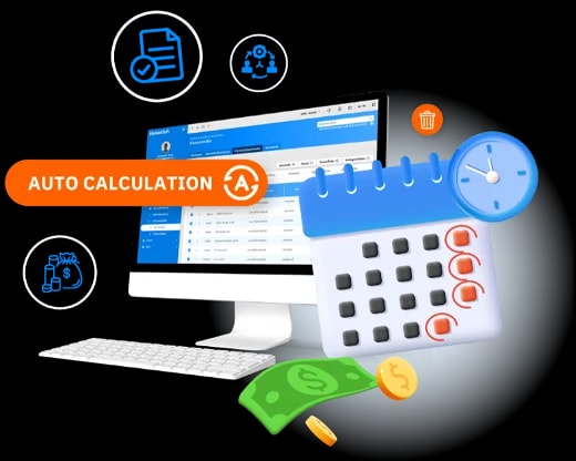 โปรแกรม HR HumanSoft ภาพรวม คำนวณเงินเดือนอัตโนมัติ - Payroll Automation