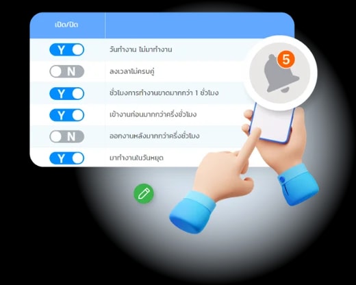 โปรแกรม HR HumanSoft ตั้งค่าเงื่อนไขตัวช่วยอัจฉริยะ - Intelligent Assistant Conditions Setting
