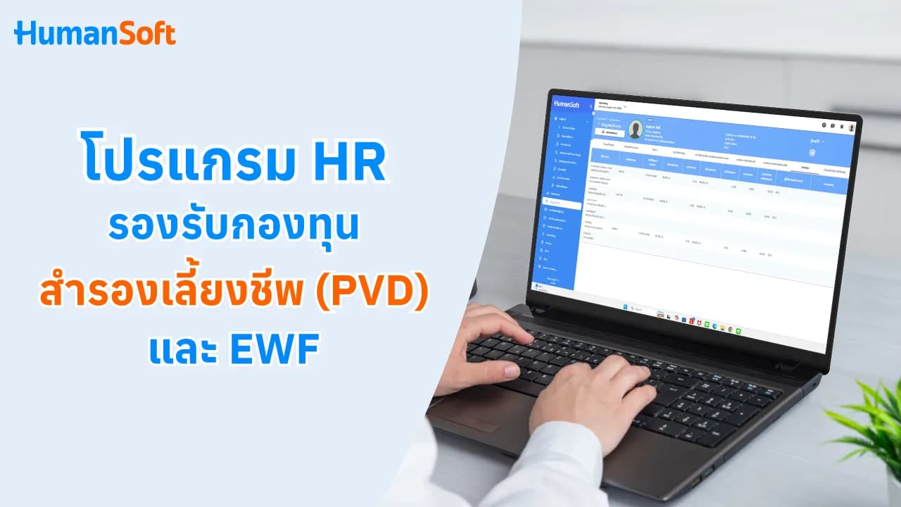 โปรแกรม HR รองรับกองทุนสำรองเลี้ยงชีพ (PVD) และEWF โปรแกรม HR รองรับกองทุนสำรองเลี้ยงชีพ (PVD) และEWF - blog image preview