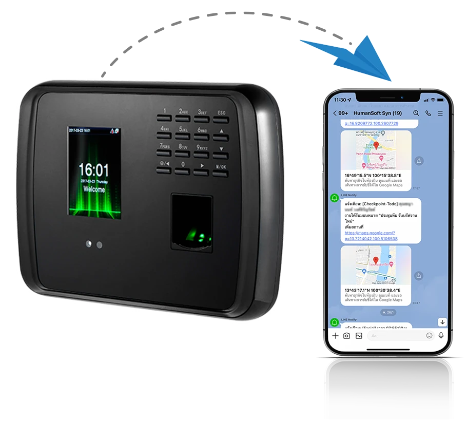 Fingerprint Scanner Humansoft | โปรแกรมคิดเงินเดือน HRM และ Payroll