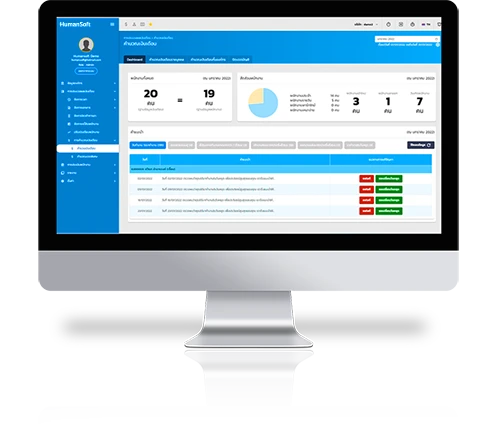 ตัวอย่างหน้าจอ AutomateHR Humansoft