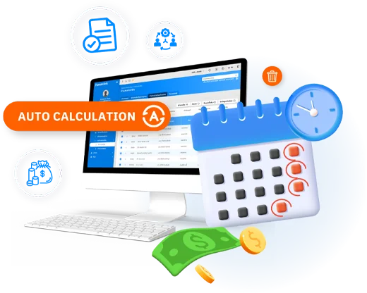 โปรแกรม HR HumanSoft ภาพรวม คำนวณเงินเดือนอัตโนมัติ- Payroll Automation