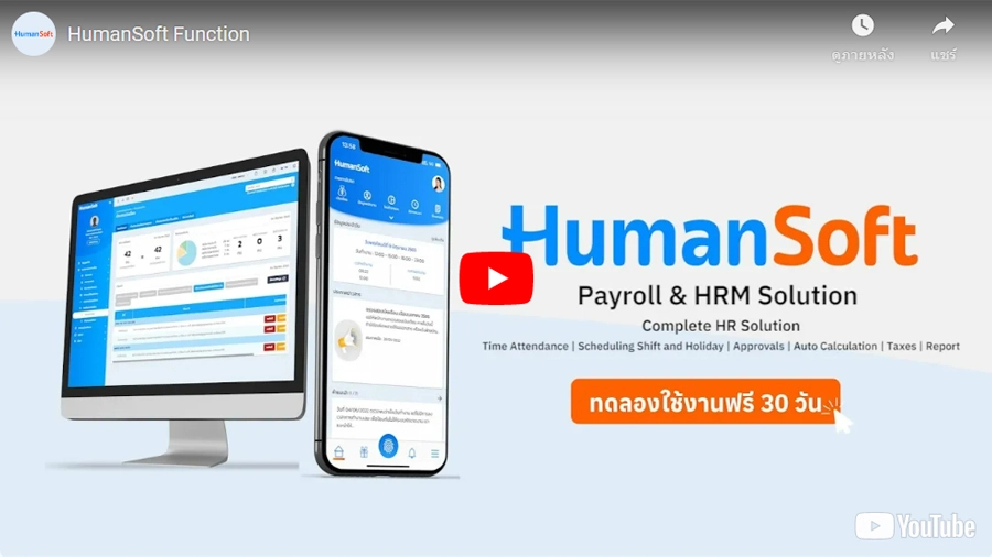 มาทำความรู้จัก HumanSoft Payroll&HRM Solution
