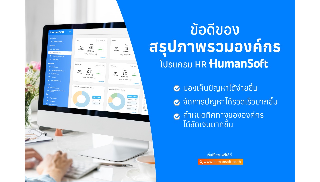 สรุปภาพรวมองค์กรได้แบบ Real Time ด้วยโปรแกรม HR (รูปที่ 3)